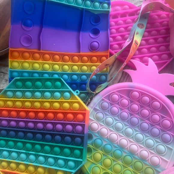 Colorful Pop It Fidget Toy Set - Picture 2 of 4